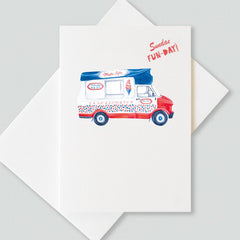 " Sundae Fun-Day " Set of 6 Cards