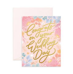 " Congrats Wedding Day " Greeting Card