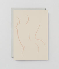 " Nude From Behind " Card