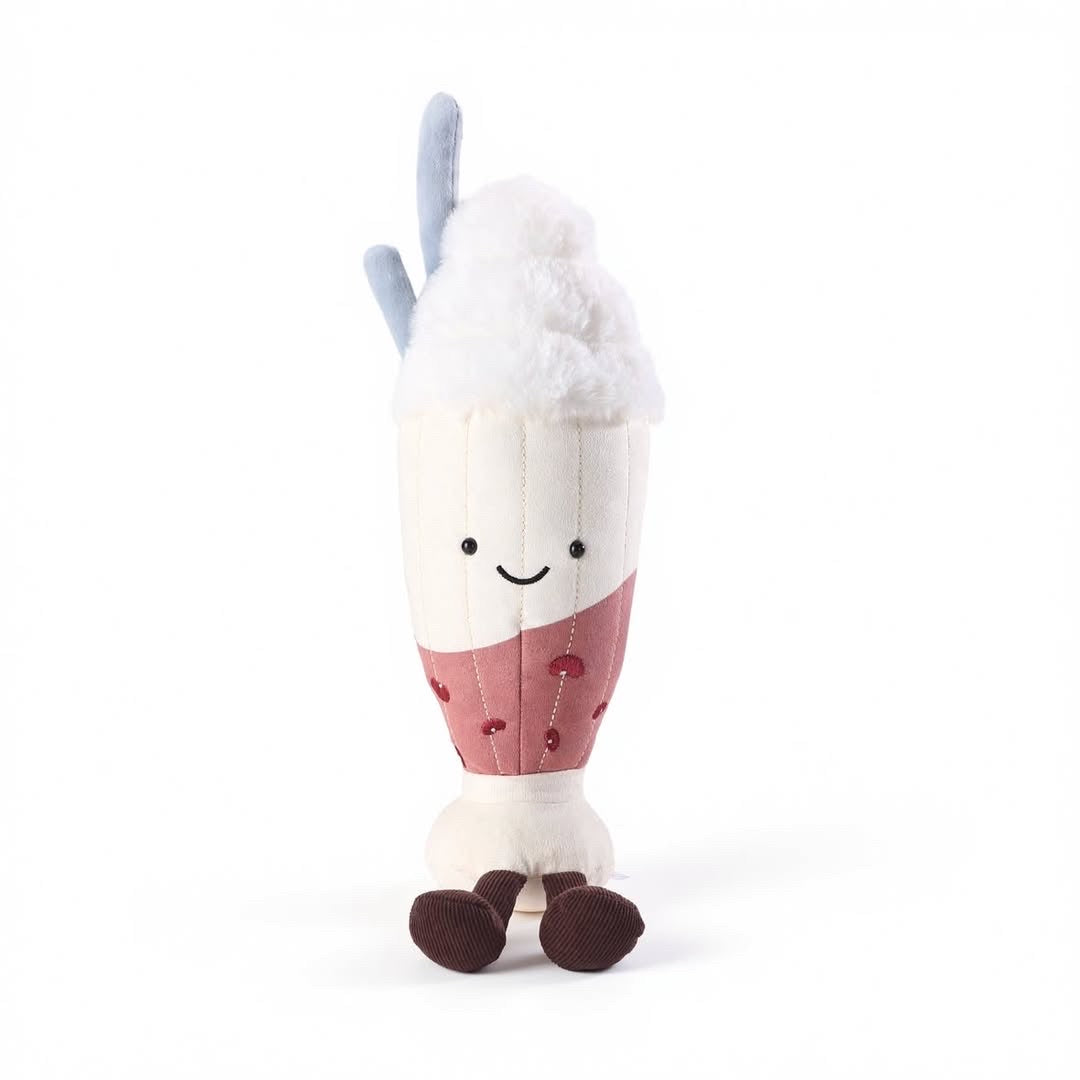 " Snow Red Bean "  Hot Dog Cafe HK Plushies