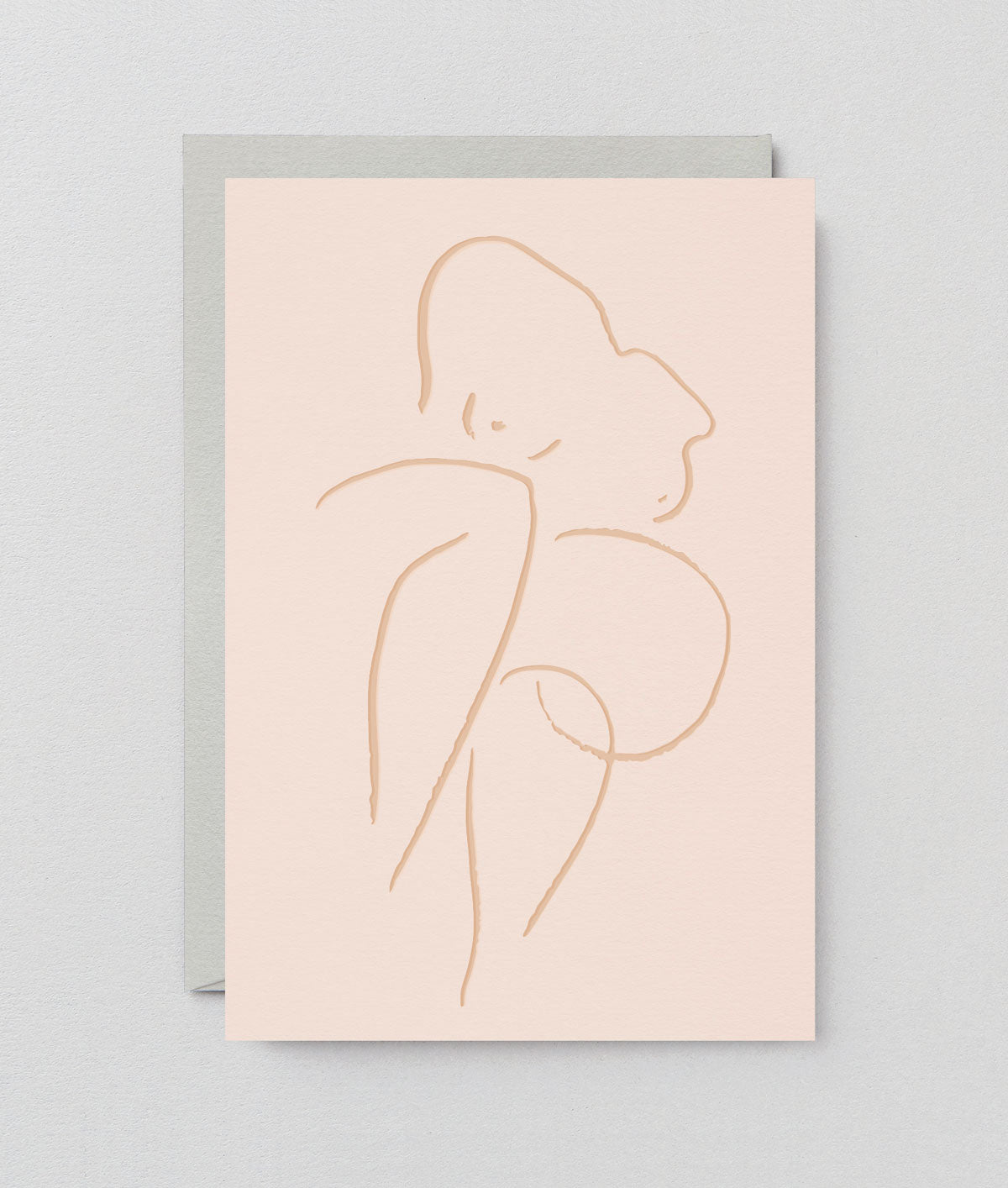 " Seated Nude " Card
