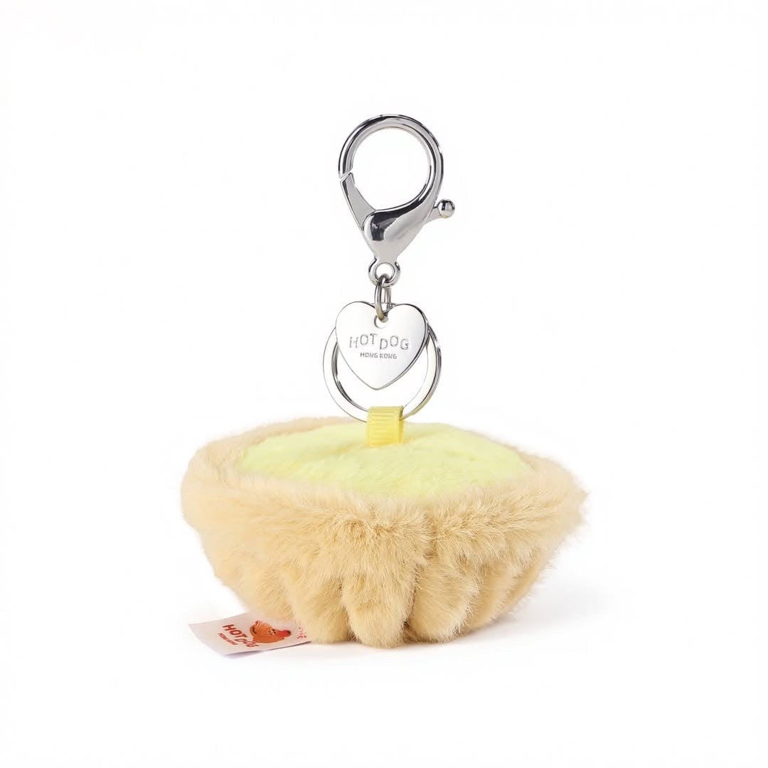 " Egg Tart " Hot Dog Cafe HK Bag Charms