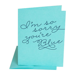 " BLUE " Card