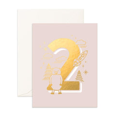" No. 2 Two Animals " Card