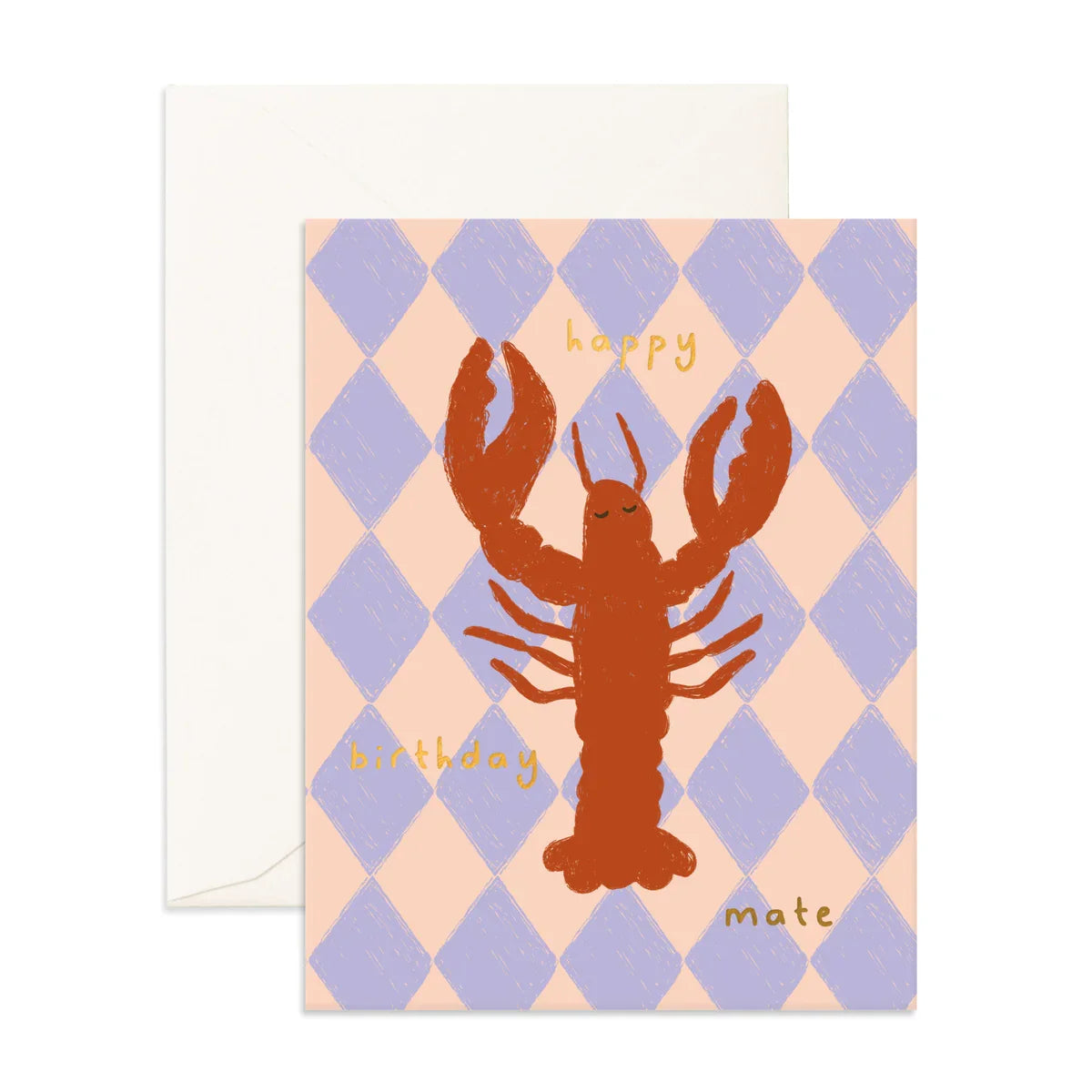 " Birthday Mate Lobster " Greeting Card