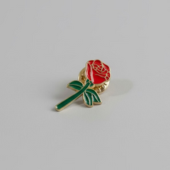 " Rose " Enamel Pins