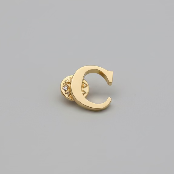 " Alphabets "  Enamel Pins