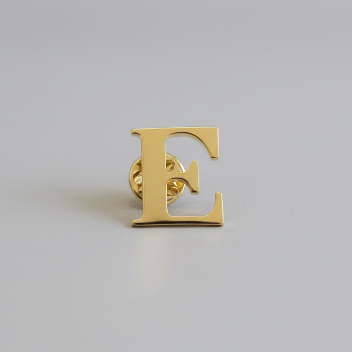 " Alphabets "  Enamel Pins
