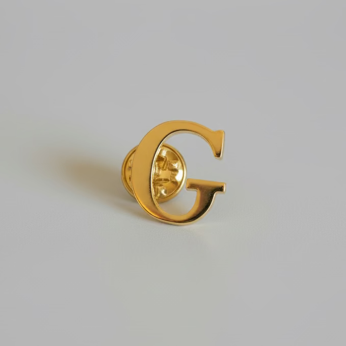 " Alphabets "  Enamel Pins