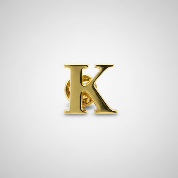 " Alphabets "  Enamel Pins