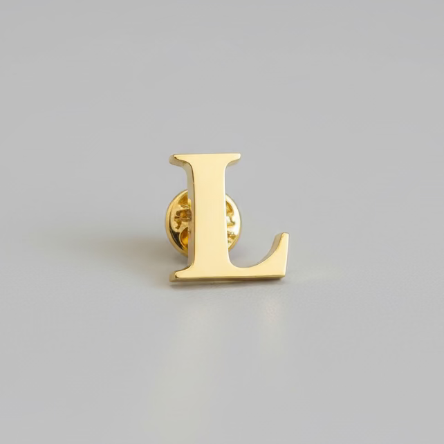 " Alphabets "  Enamel Pins