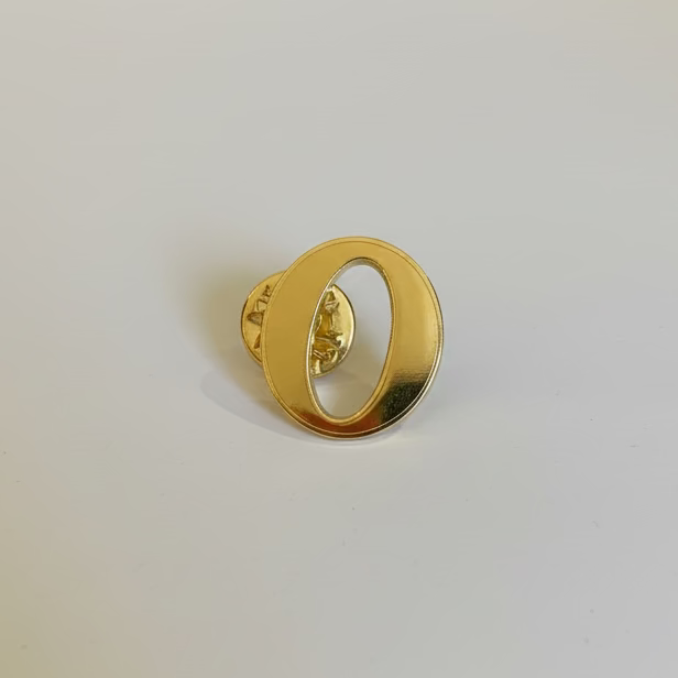 " Alphabets "  Enamel Pins