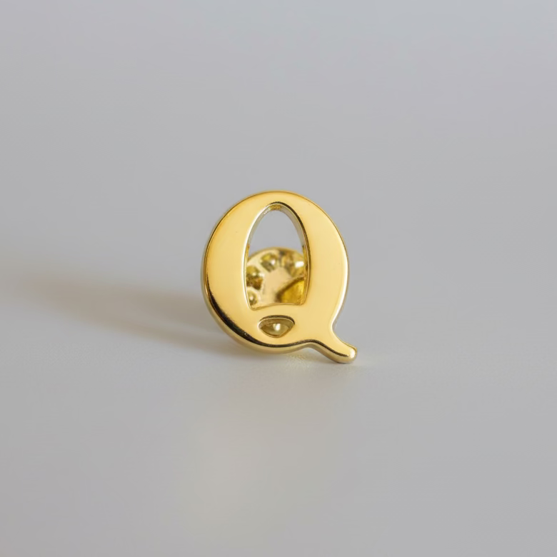 " Alphabets "  Enamel Pins