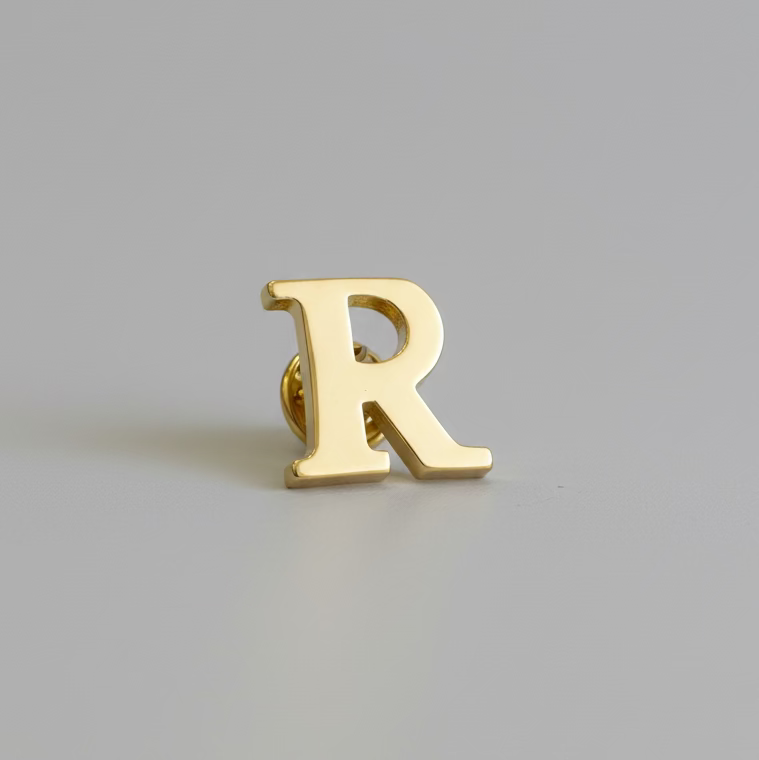 " Alphabets "  Enamel Pins