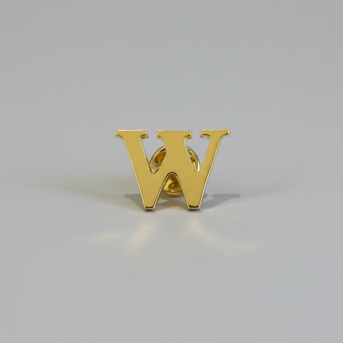 " Alphabets "  Enamel Pins