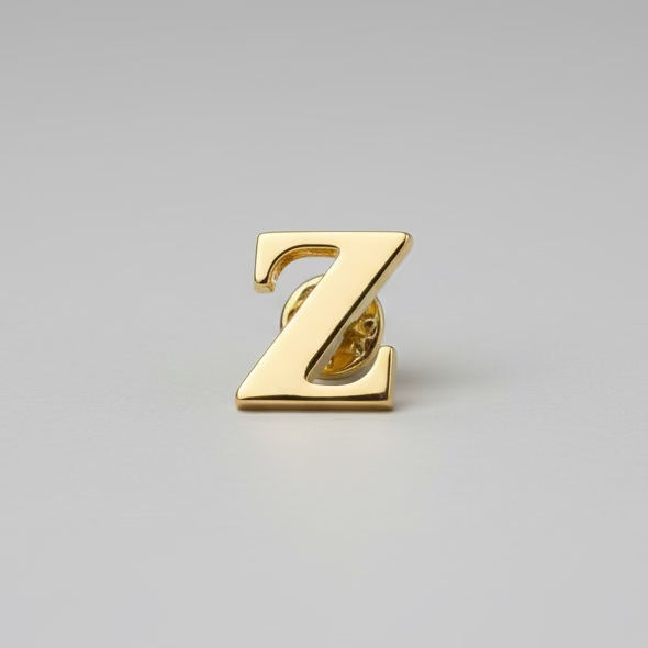 " Alphabets "  Enamel Pins