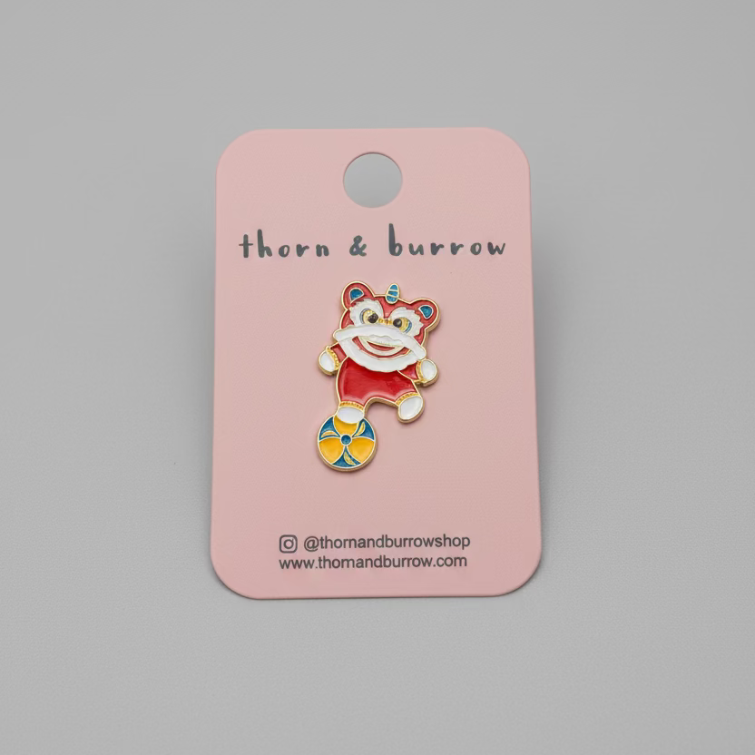 " CNY Lions " Enamel Pins
