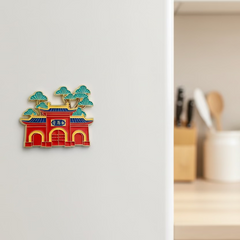 " Temple " T&B Magnet