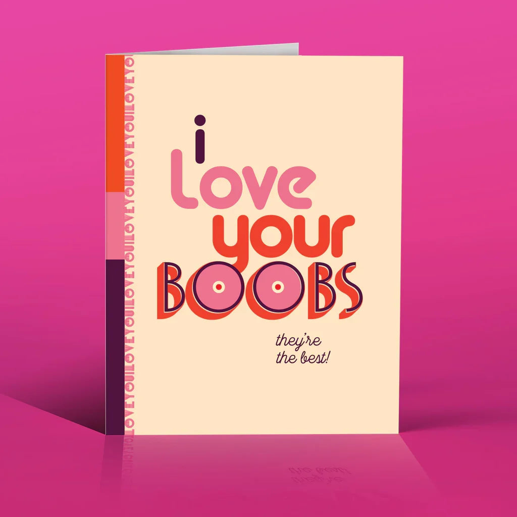 " Boobs Love " Card