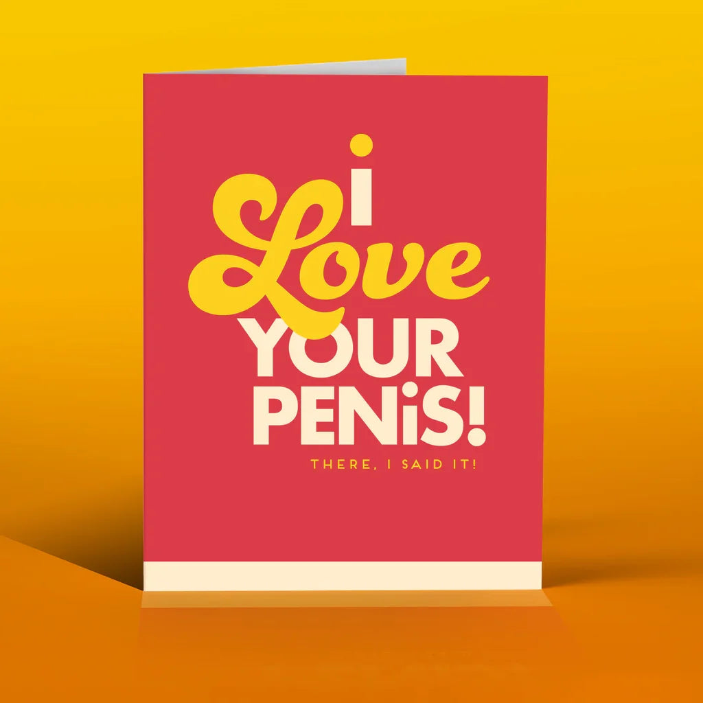 " Love Penis " Card