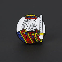 " King " Enamel Pins