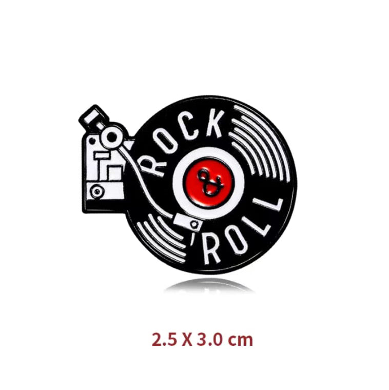 " Rock & Roll " Enamel Pins