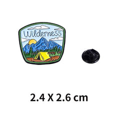 " Wilderness " Enamel Pins
