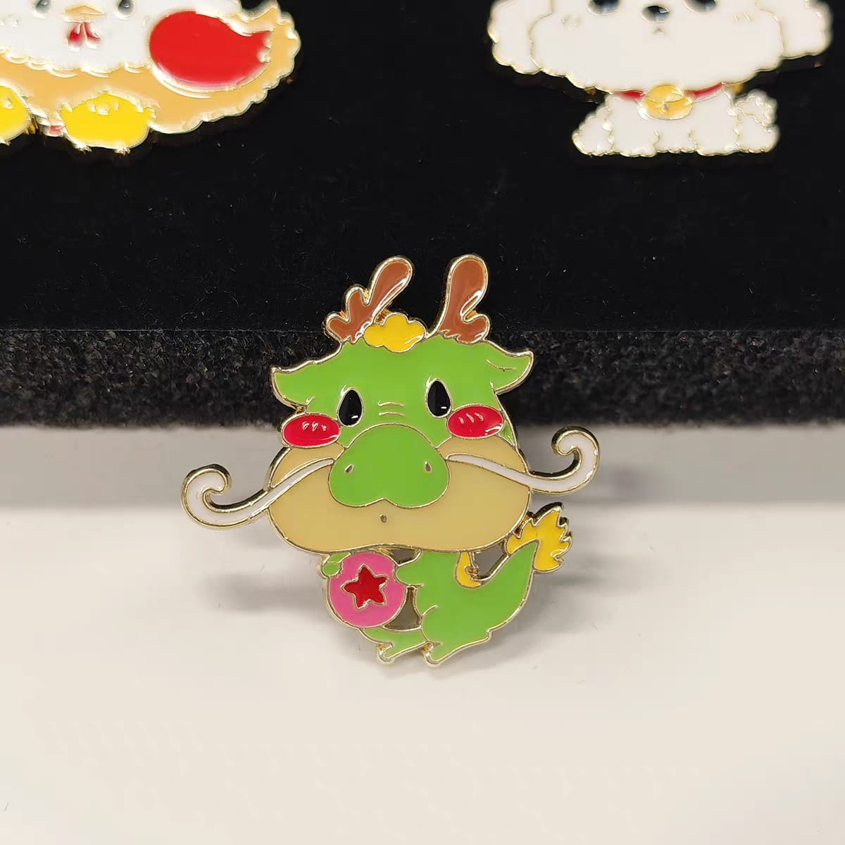 " Cute 12 Chinese Zodiac " T&B Enamel Pins