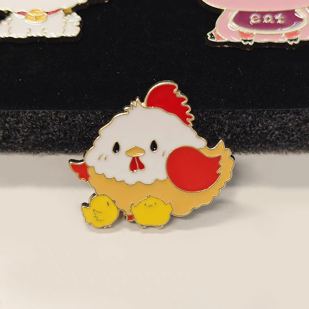 " Cute 12 Chinese Zodiac " T&B Enamel Pins