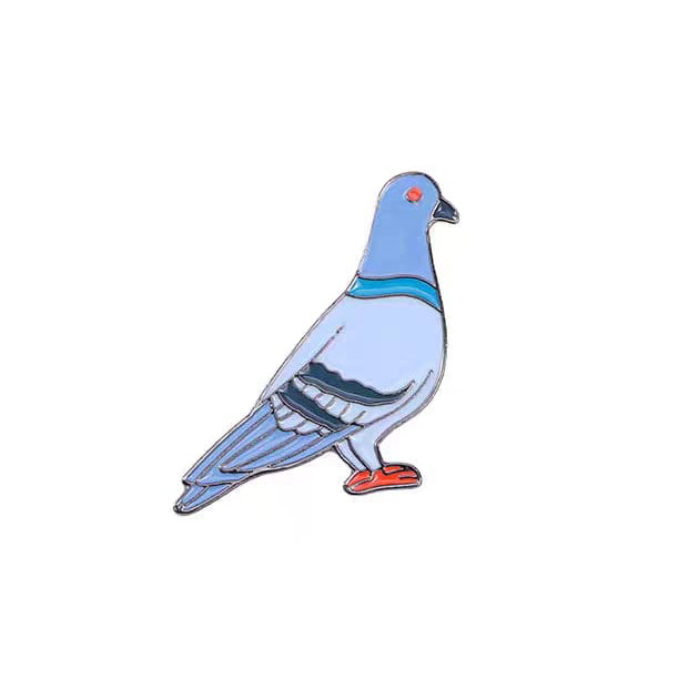 " Pigeon " Enamel Pins