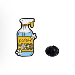 " Positive Vibes " Enamel Pins