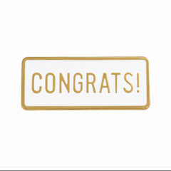 " Congrats! " Enamel Pins