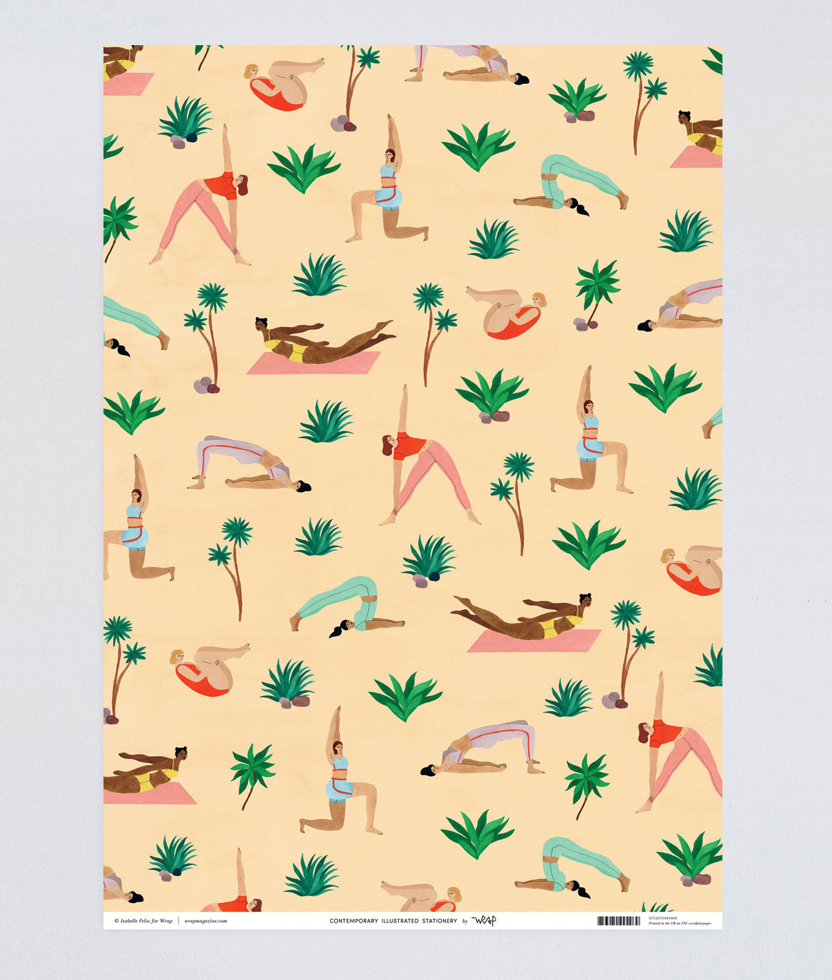 " Yoga " Gift Wrap