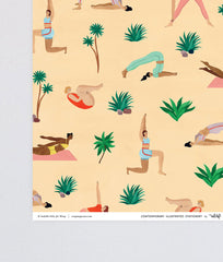 " Yoga " Gift Wrap