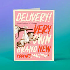 " Delivery" Baby Card