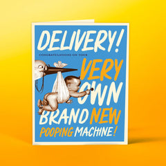 " Delivery" Baby Card