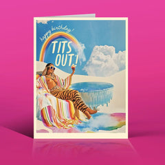 " Fantasy Bday " Birthday Card