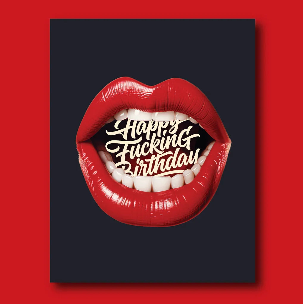 " Hot Lips " Birthday Card