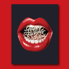 " Hot Lips " Birthday Card