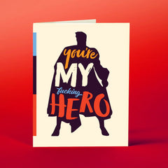 " F*cking Hero " Card