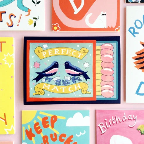 " Perfect Match " Greeting Card